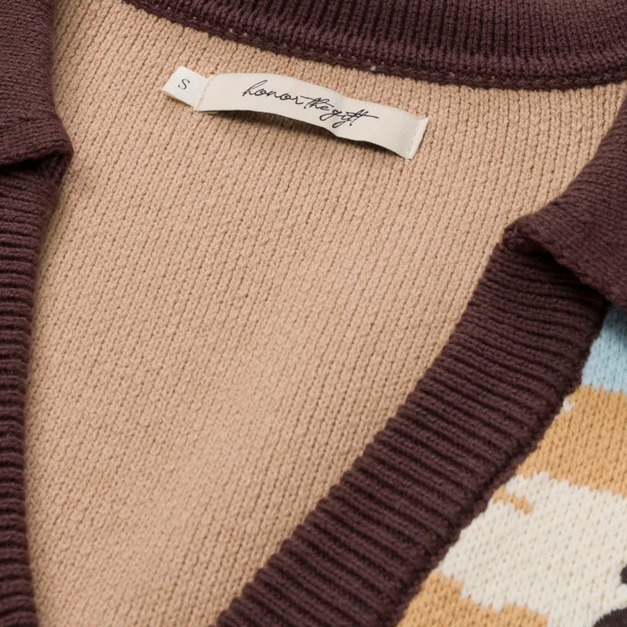 Honor The Gift Women's Collared Sweater Vest Brown