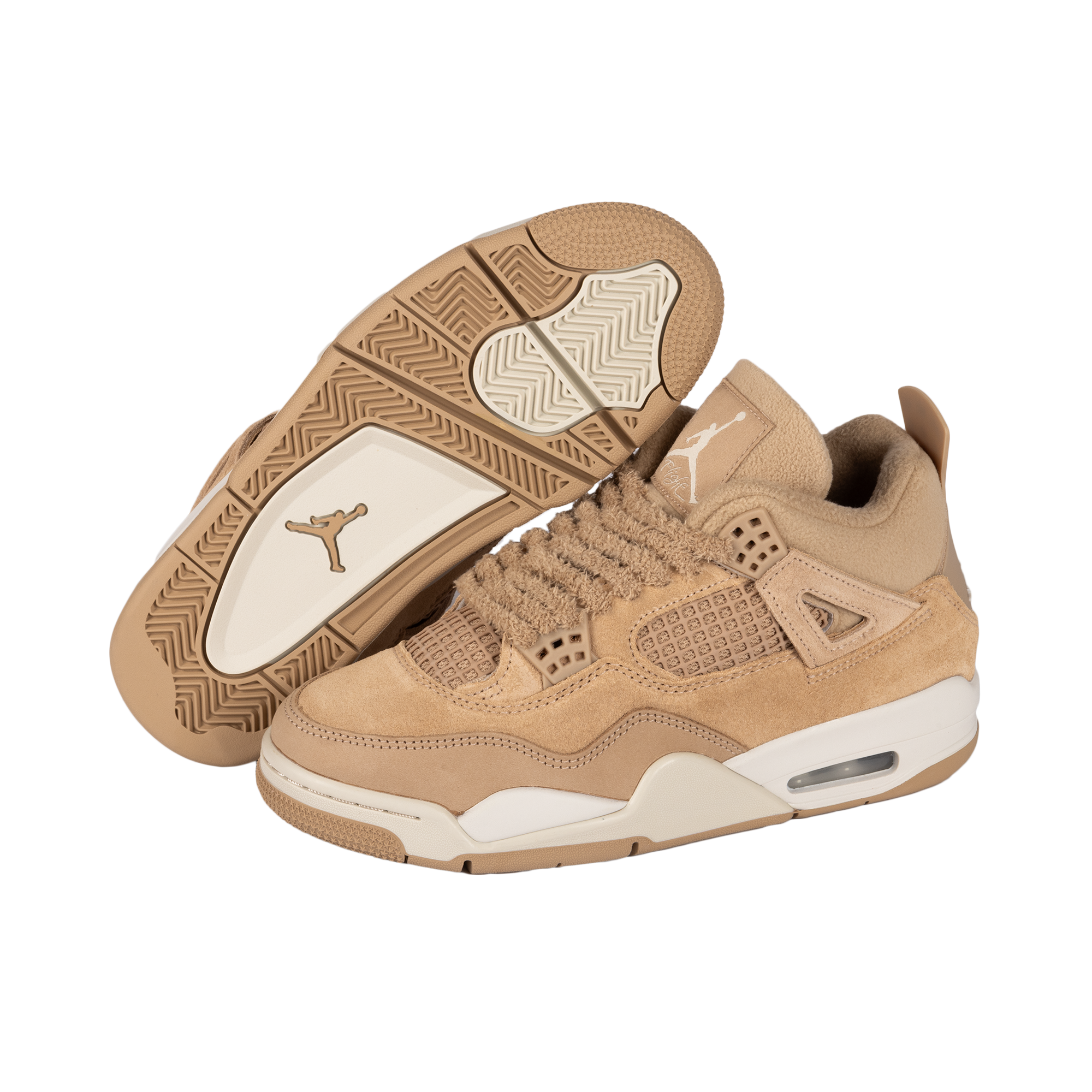 Nike Women's Air Jordan 4 Retro Hemp/Lt Orewood Brown HV0823-200