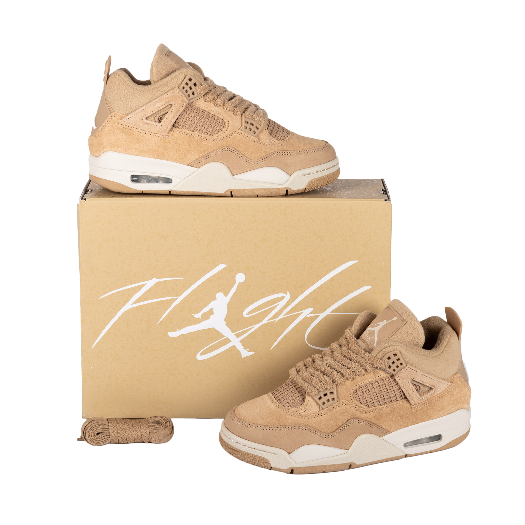 Nike Women's Air Jordan 4 Retro Hemp/Lt Orewood Brown HV0823-200