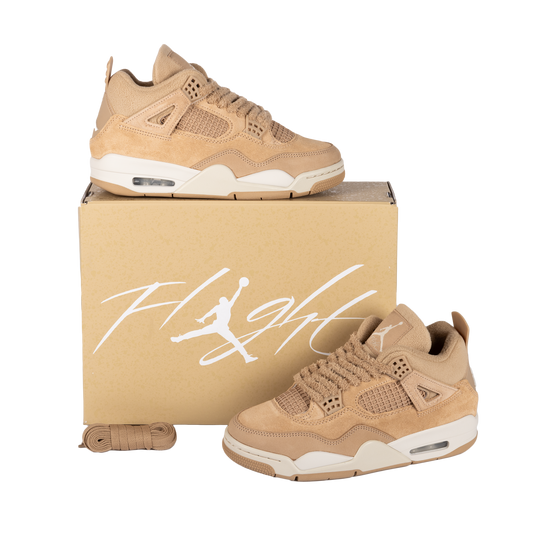 Nike Women's Air Jordan 4 Retro Hemp/Lt Orewood Brown HV0823-200