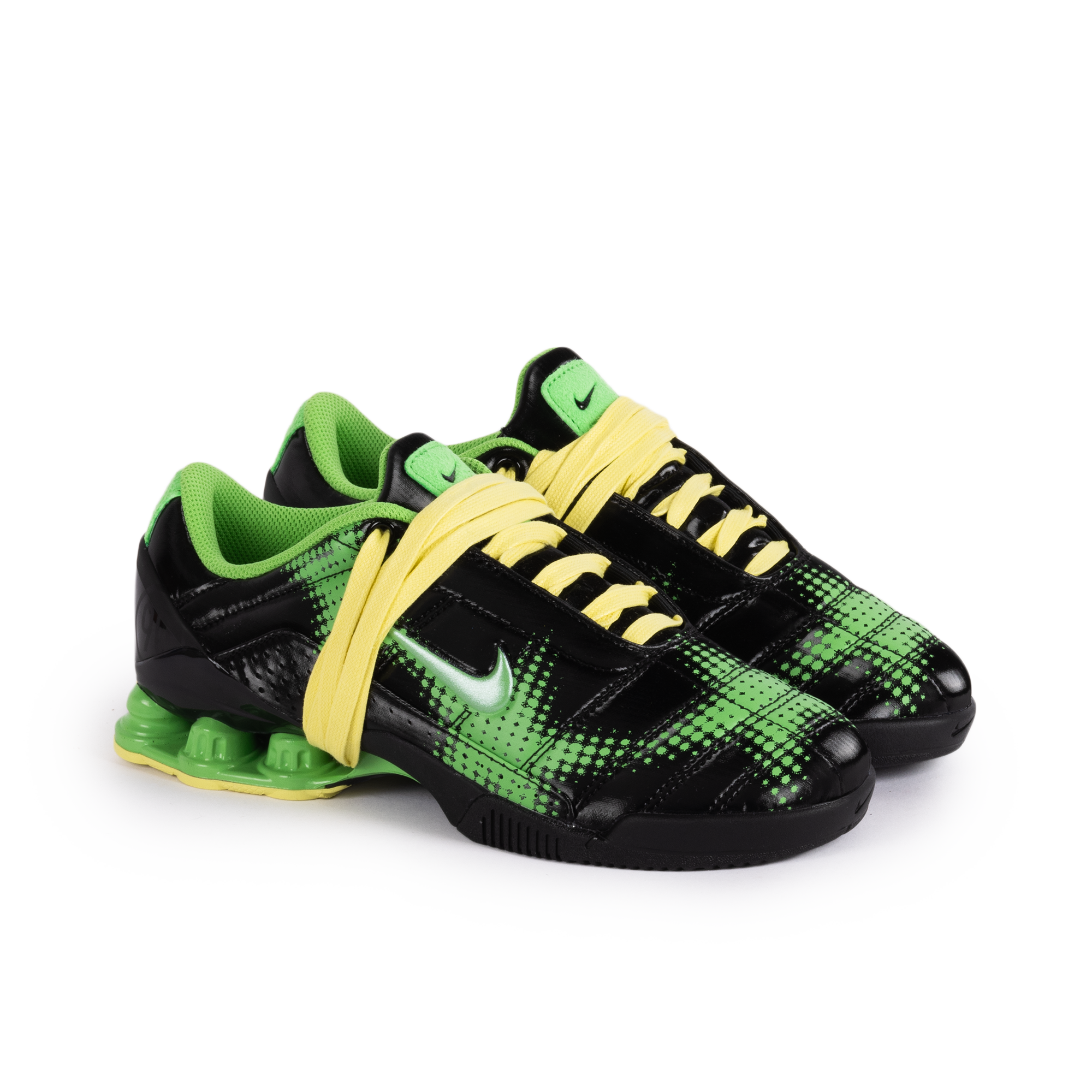 Nike Women's Total90 Shox Magia Black/Spinach Green/Yellow Diamond IR8176-002