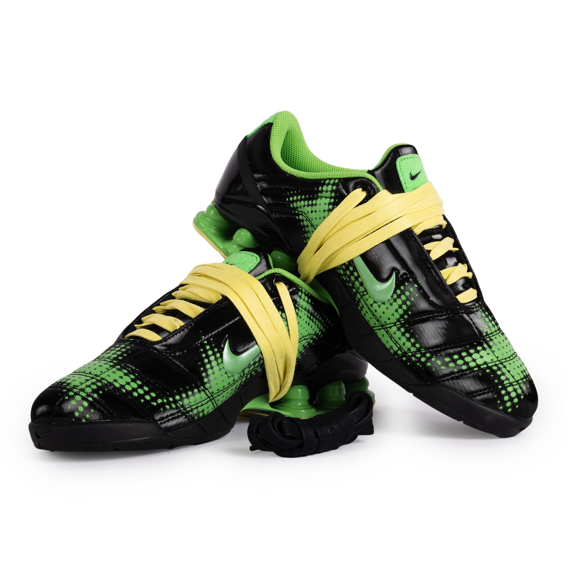 Nike Women's Total90 Shox Magia Black/Spinach Green/Yellow Diamond IR8176-002