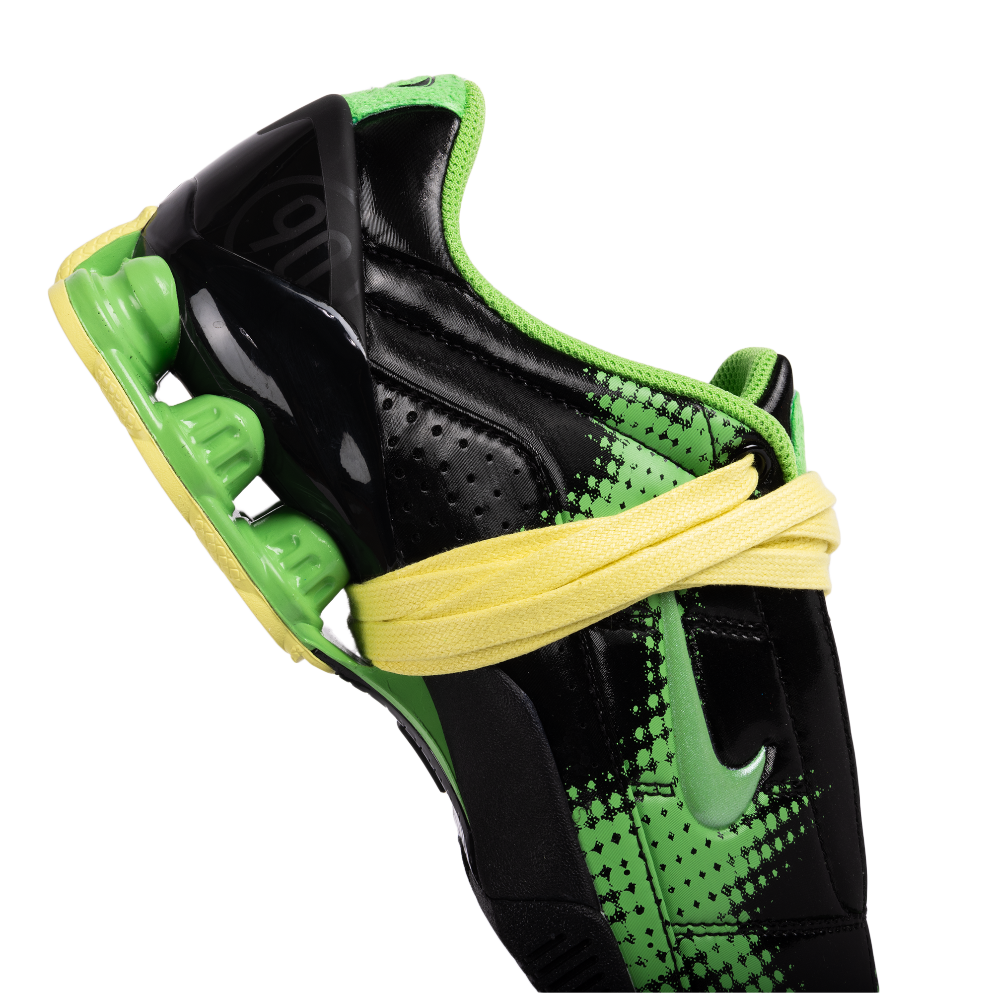 Nike Women's Total90 Shox Magia Black/Spinach Green/Yellow Diamond IR8176-002