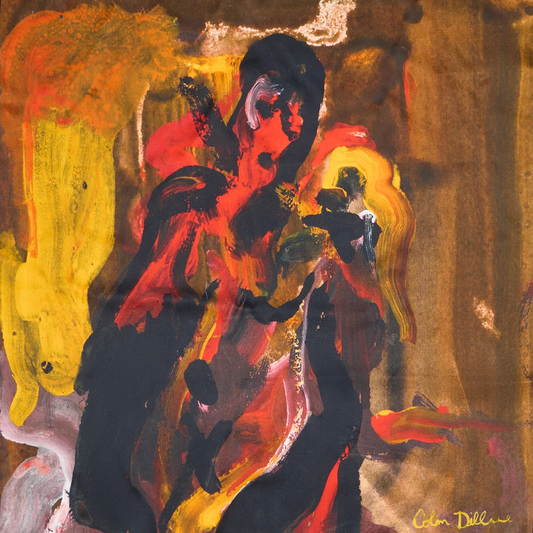 Kidsuper Women Figure Oil Painting Silk Scarf