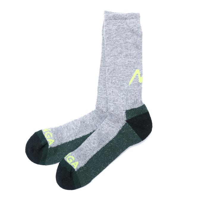 Nanga Wool Pile Compression Crew Socks Grey