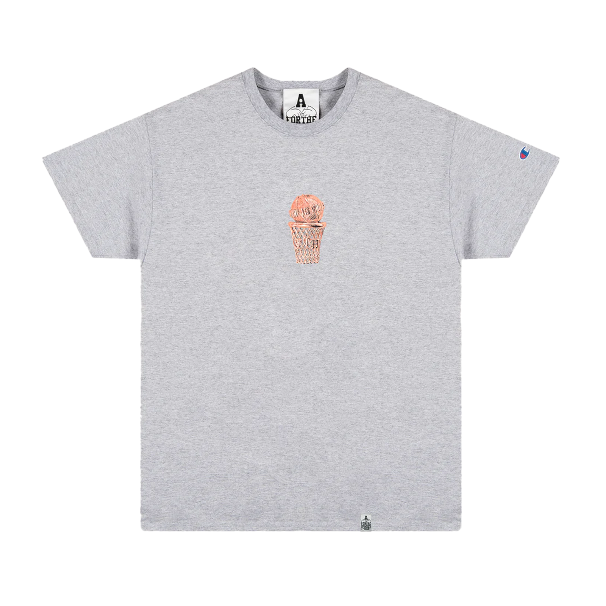 For The Homies WORLD IS YOURS T-Shirt FTH-WIY2412 Athletic Grey