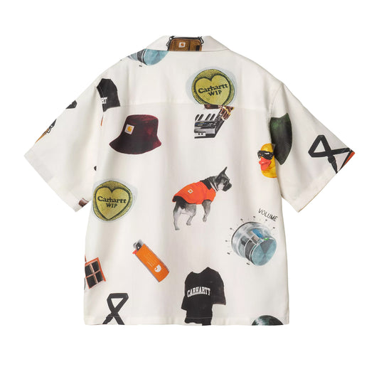 Carhartt W S/S Jacob Rochester Shirt Jacob Rochester Print/Wax I034551.2UKXX