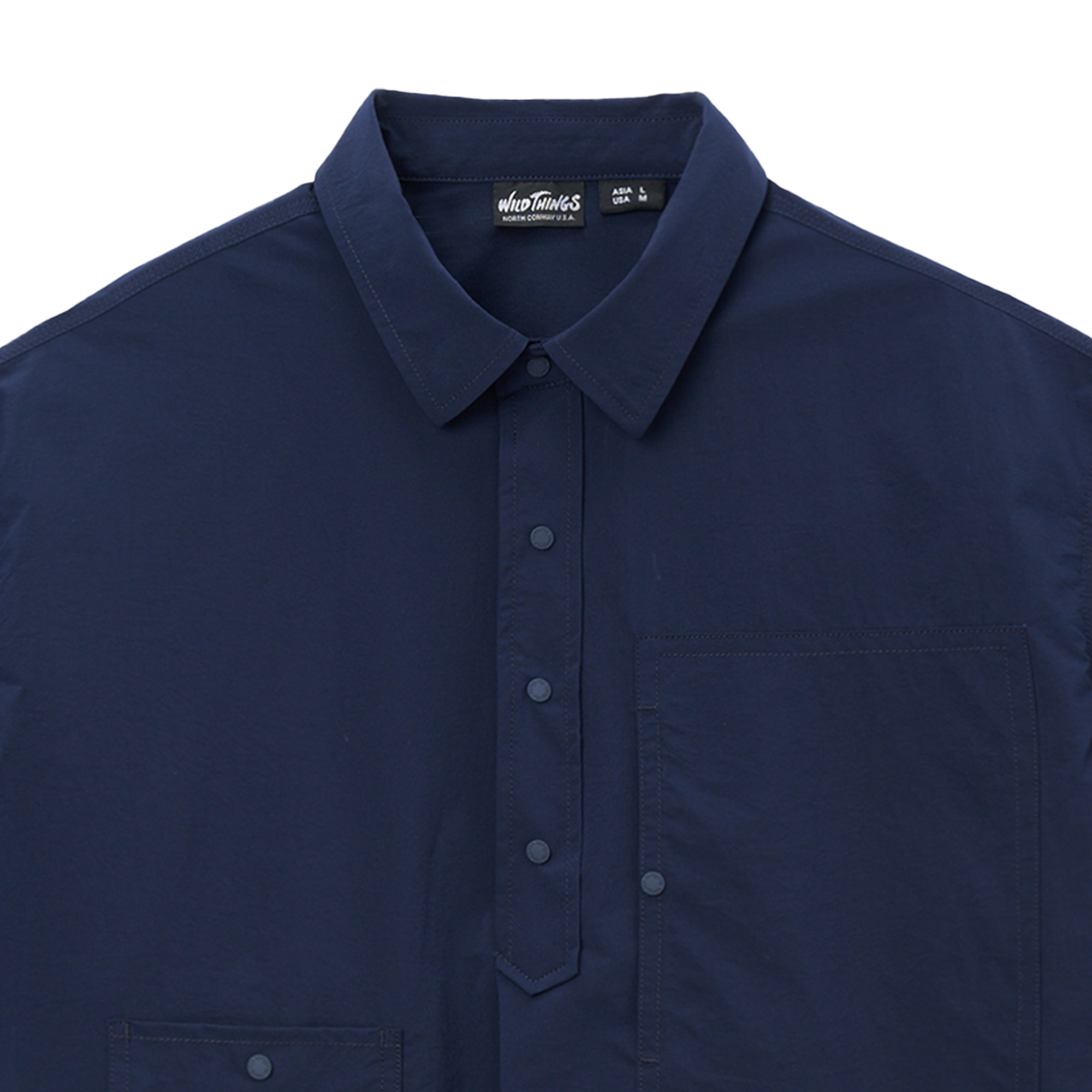 Wild Things Camp Pull Over Shirt Navy