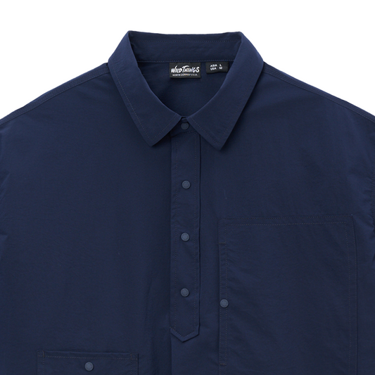 Wild Things Camp Pull Over Shirt Navy