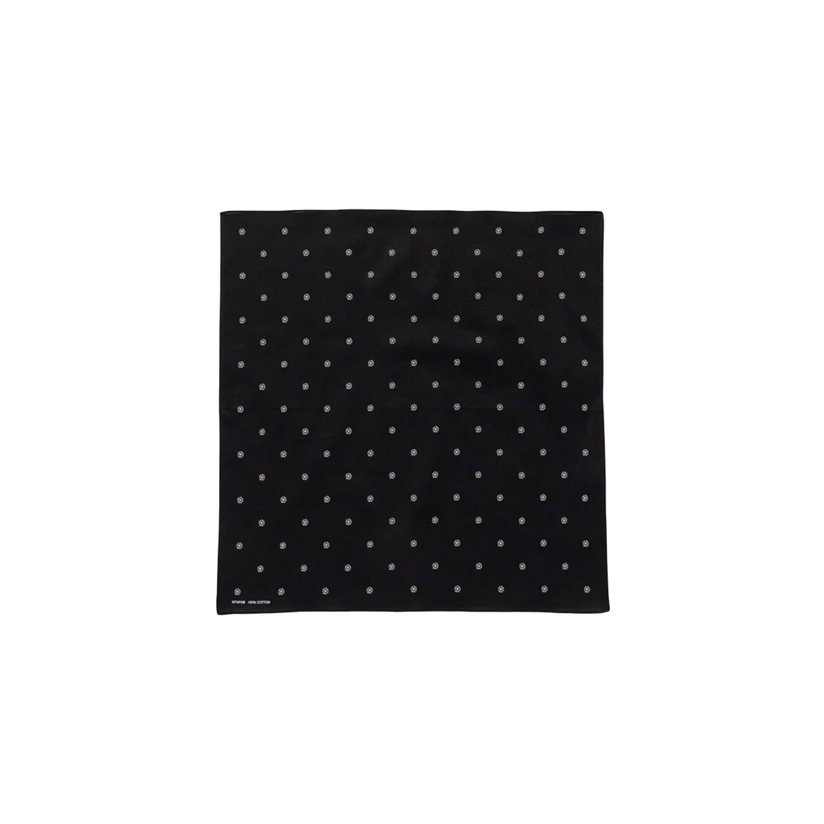 WTAPS Bandaria Bandana Cotton Black BXDT-AC01