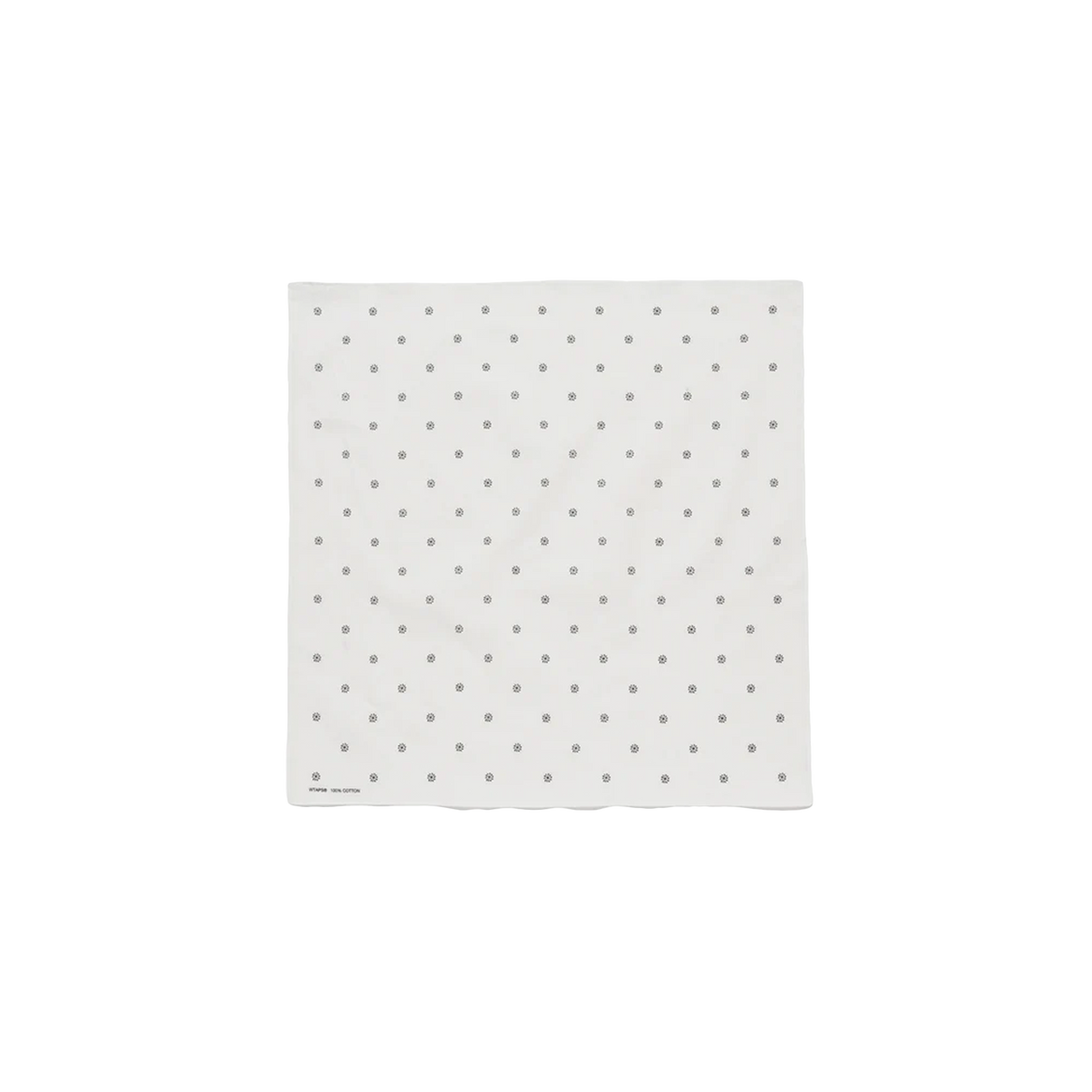 WTAPS Bandaria Bandana Cotton White BXDT-AC01