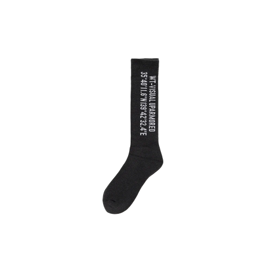 WTAPS Creeper 01 Socks Black WIDT-UWM01
