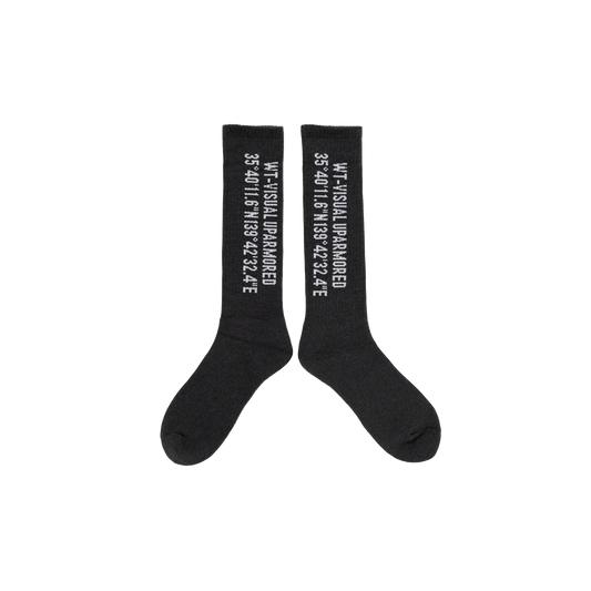 WTAPS Creeper 01 Socks Black WIDT-UWM01