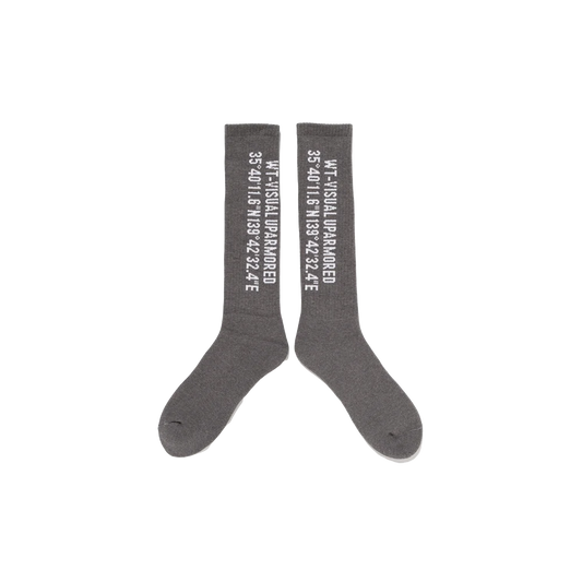 WTAPS Creeper 01 Socks Gray WIDT-UWM01