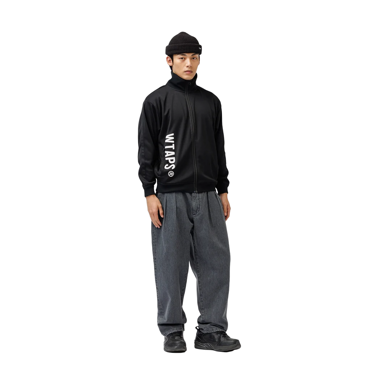 WTAPS Tipsi Zip Sweater Poly Black ATDT-CSM31