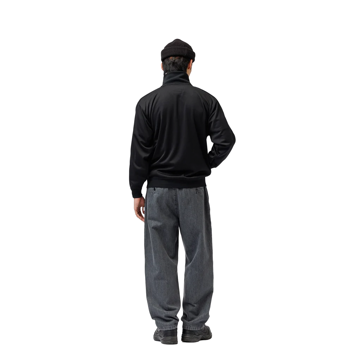 WTAPS Tipsi Zip Sweater Poly Black ATDT-CSM31