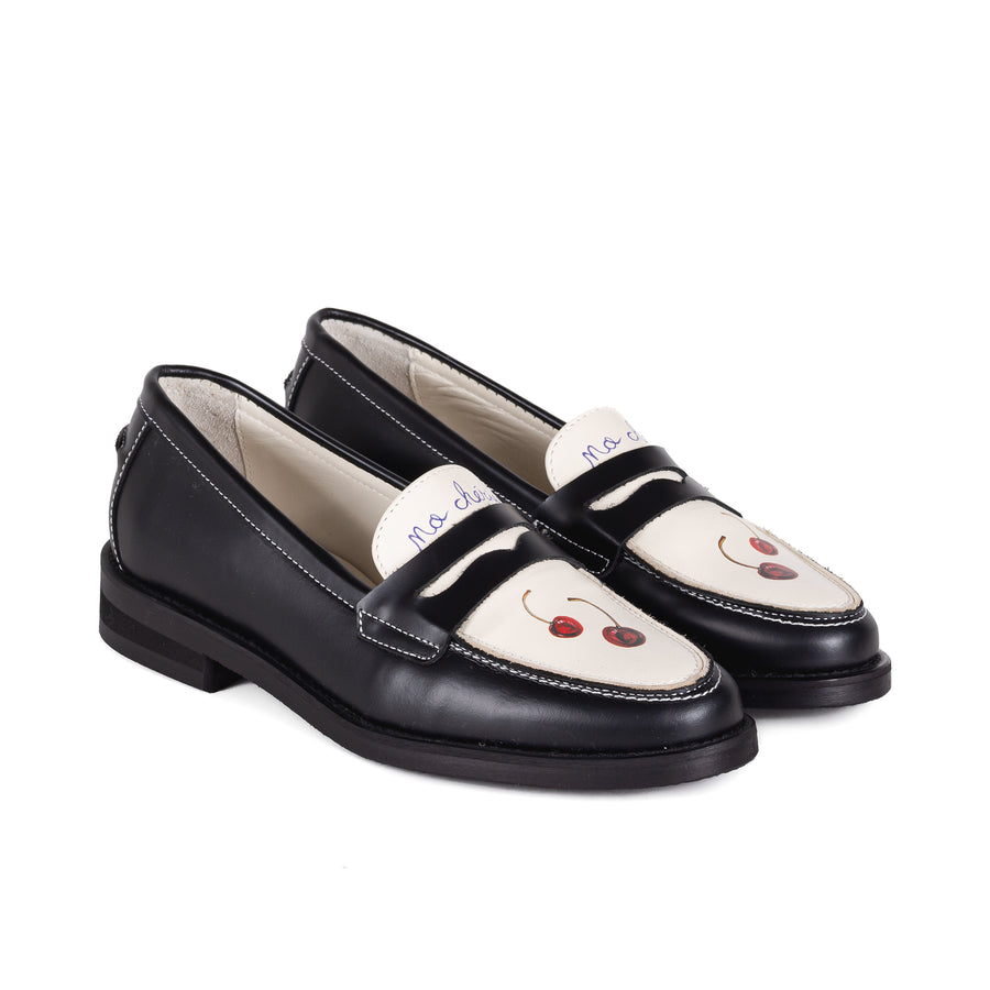 Duke + Dexter Women's Wilde Cherry Penny Loafer