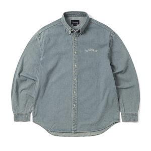 thisisneverthat Washed Denim Shirt Washed Blue