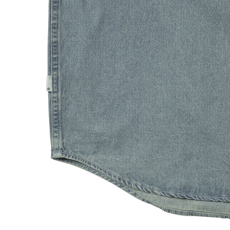 thisisneverthat Washed Denim Shirt Washed Blue