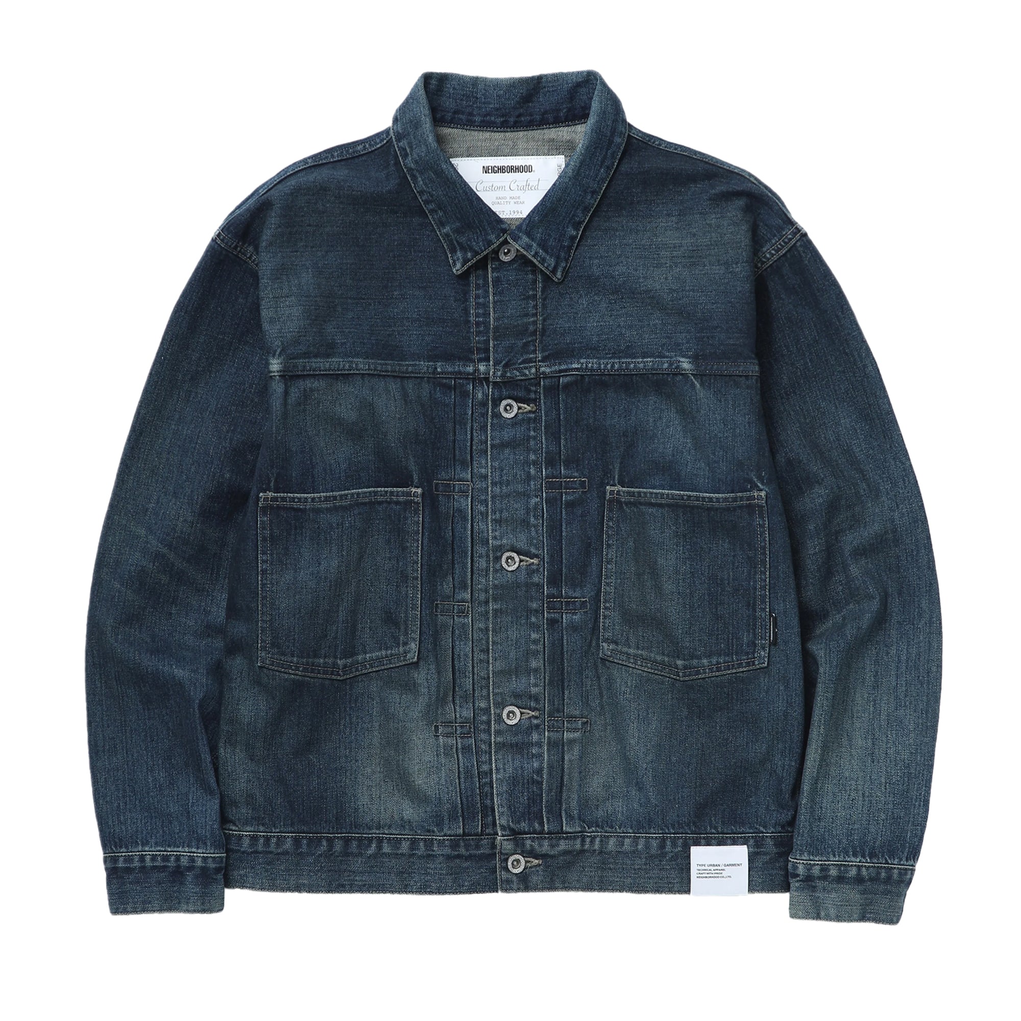 Neighborhood Washed Denim Type-2 Jacket Indigo – Laced