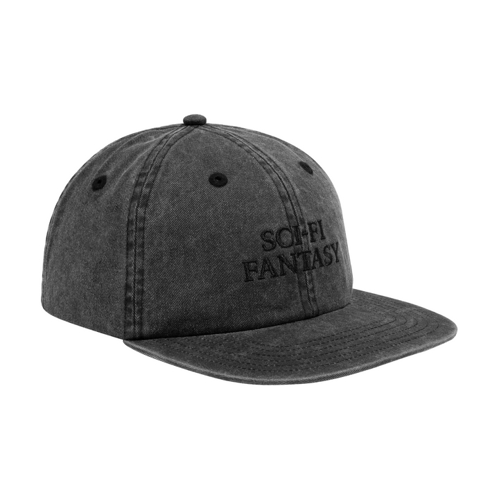 Sci-Fi Fantasy Wasted Logo Hat Black