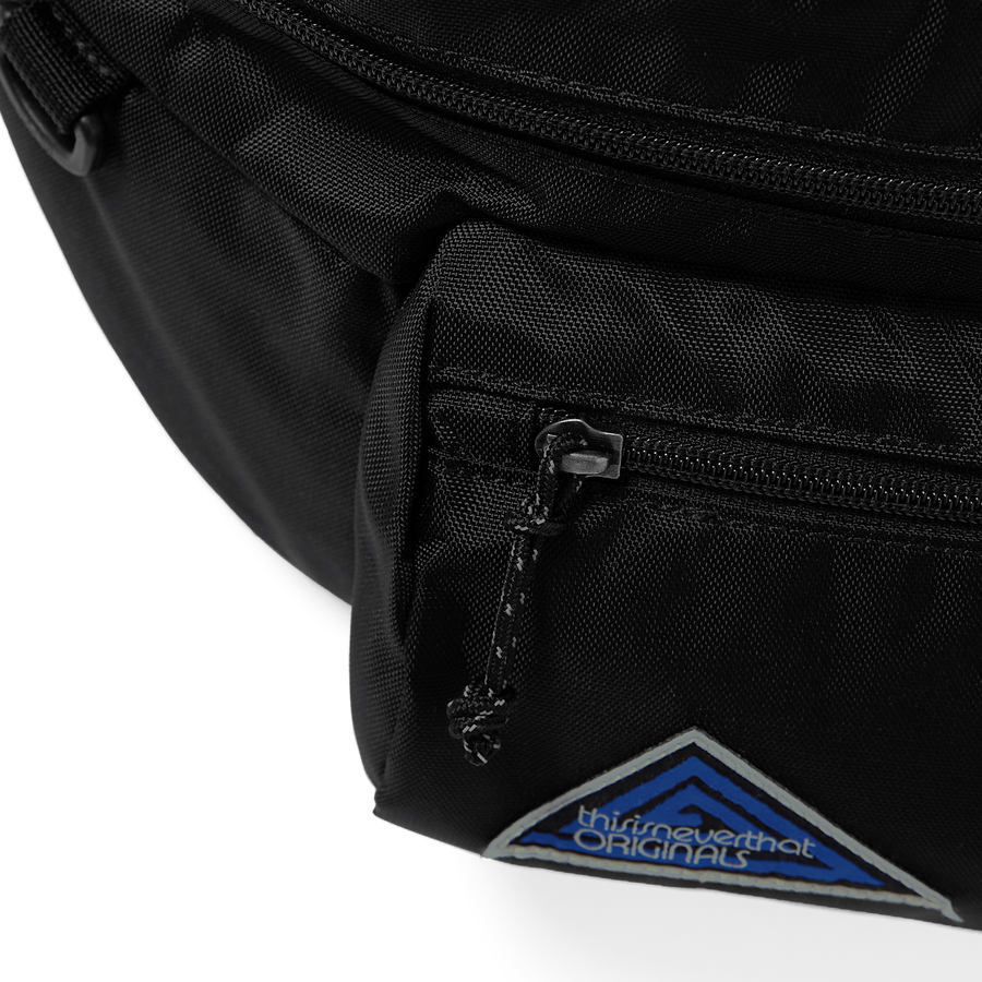 thisisneverthat Washed Nylon Lumbar Pack Black