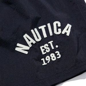 Nautica Japan Water Repellent Nylon Track Shorts Navy