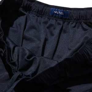 Nautica Japan Water Repellent Nylon Track Shorts Navy