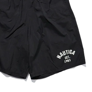 Nautica Japan Water Repellent Nylon Track Shorts Black