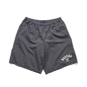 Nautica Japan Water Repellent Nylon Track Shorts Charcoal