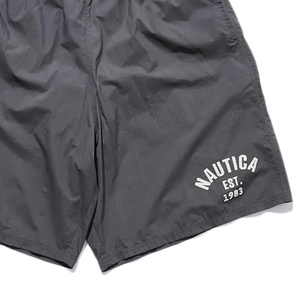 Nautica Japan Water Repellent Nylon Track Shorts Charcoal