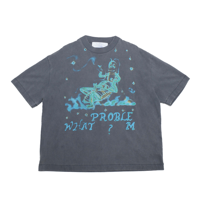 Jungles Jungles What Problem Vintage T-Shirt Steel Blue