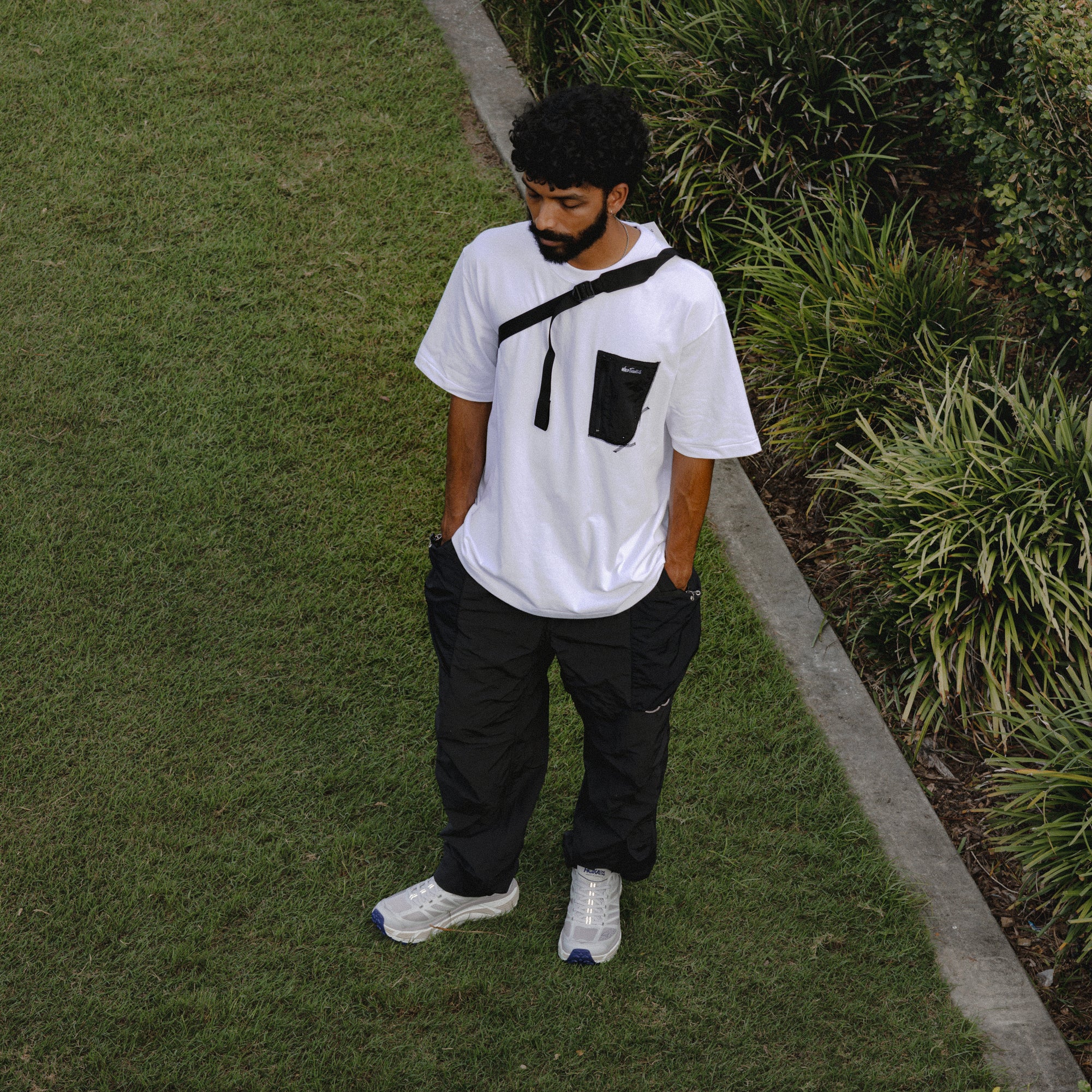 Wild Things Camp Pocket Tee White