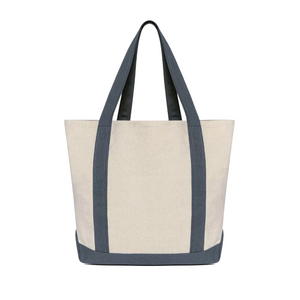 Museum Of Peace & Quiet Wordmark Boat Tote Blue