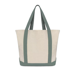 Museum Of Peace & Quiet Wordmark Boat Tote Sage