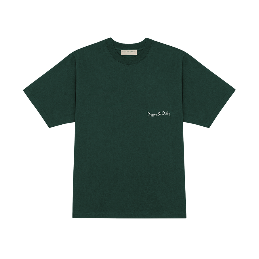 Museum Of Peace & Quiet Wordmark T-Shirt Pine