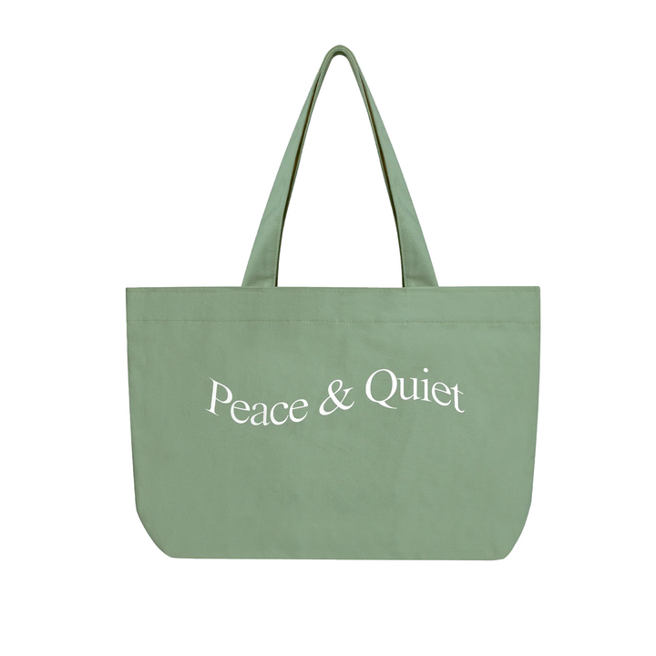 Museum Of Peace & Quiet Wordmark Tote Bag Sage