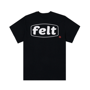 Felt Work Logo Tee Black FLSS23-WLT