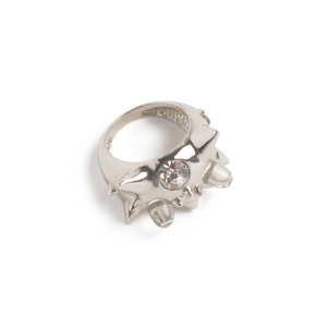 Collina Strada Alien Ring Silver Clear