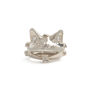 Collina Strada Dragon Baby Ring Silver Clear