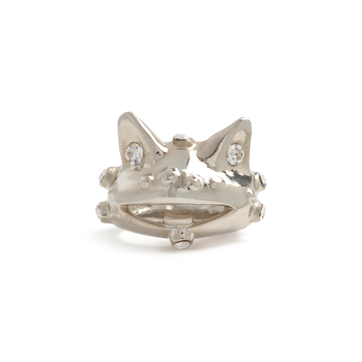 Collina Strada Dragon Baby Ring Silver Clear