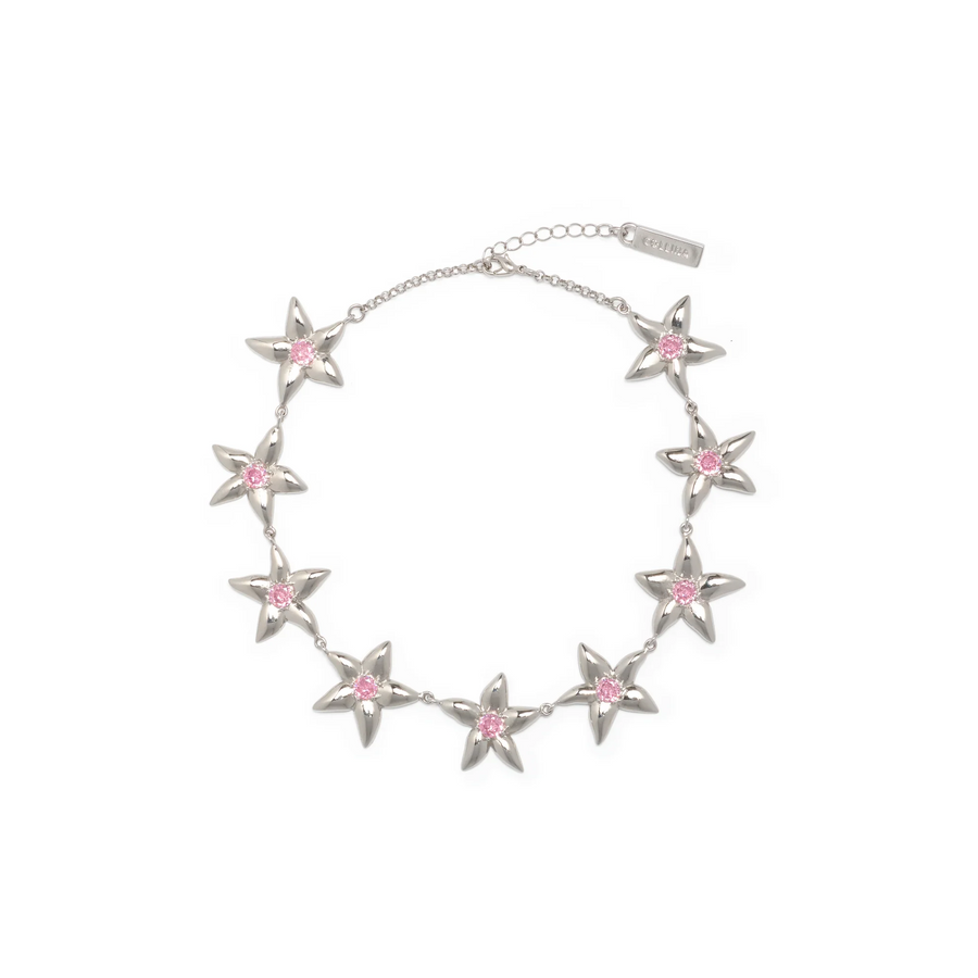 Collina Strada Super Starlink Necklace Soft Pink