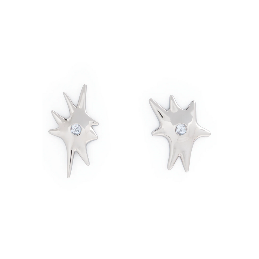 Collina Strada Mini Celeste Earring Clear