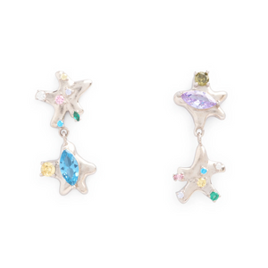 Collina Strada Star Dangle Earring Party Mix