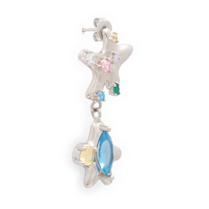 Collina Strada Star Dangle Earring Party Mix