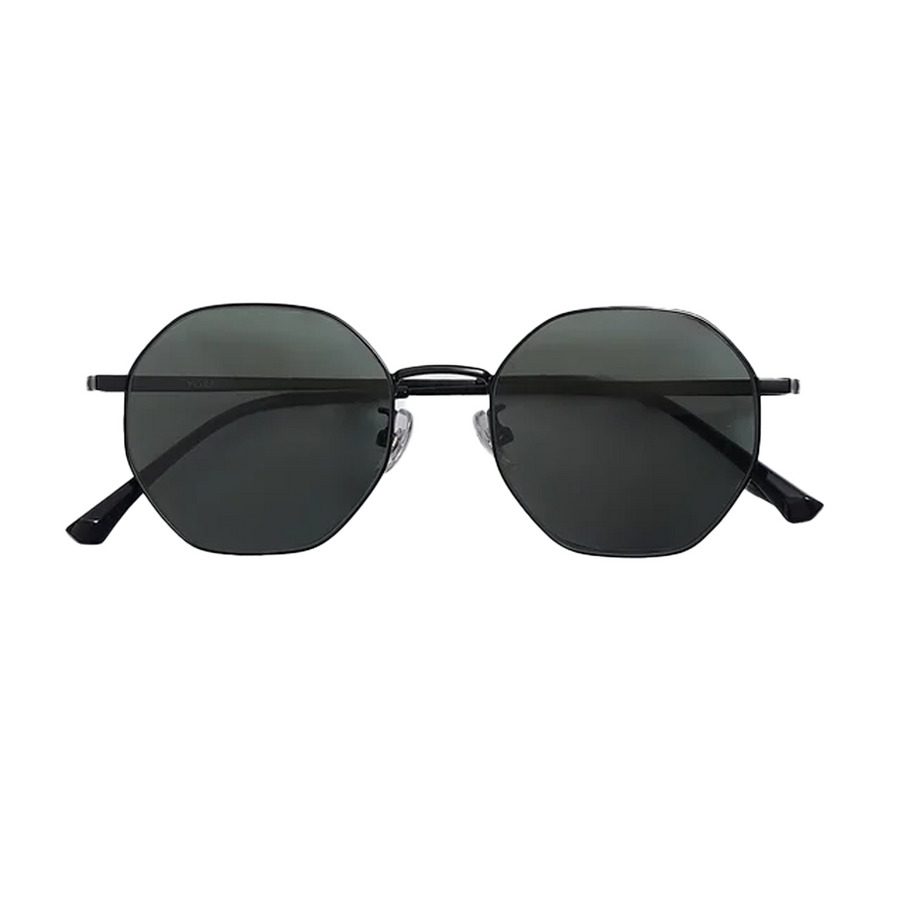 Yoke Hexagon Metal Sunglass Black