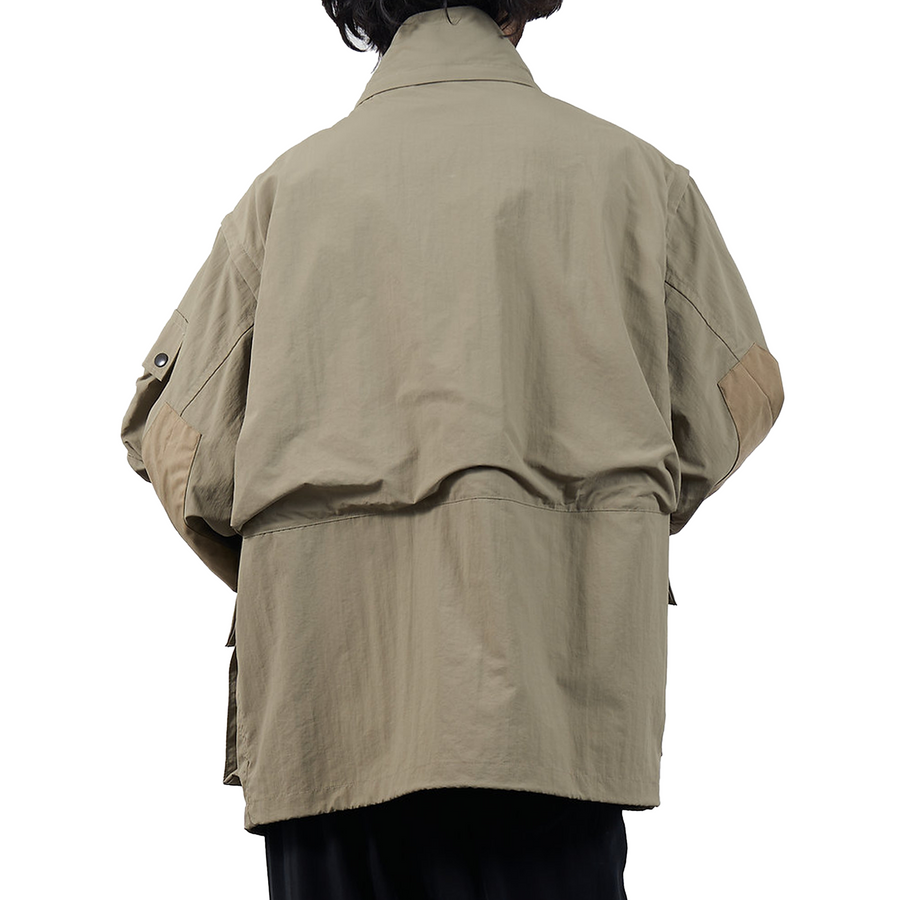 Yoke Multi Pockets Utility Blouson Khaki