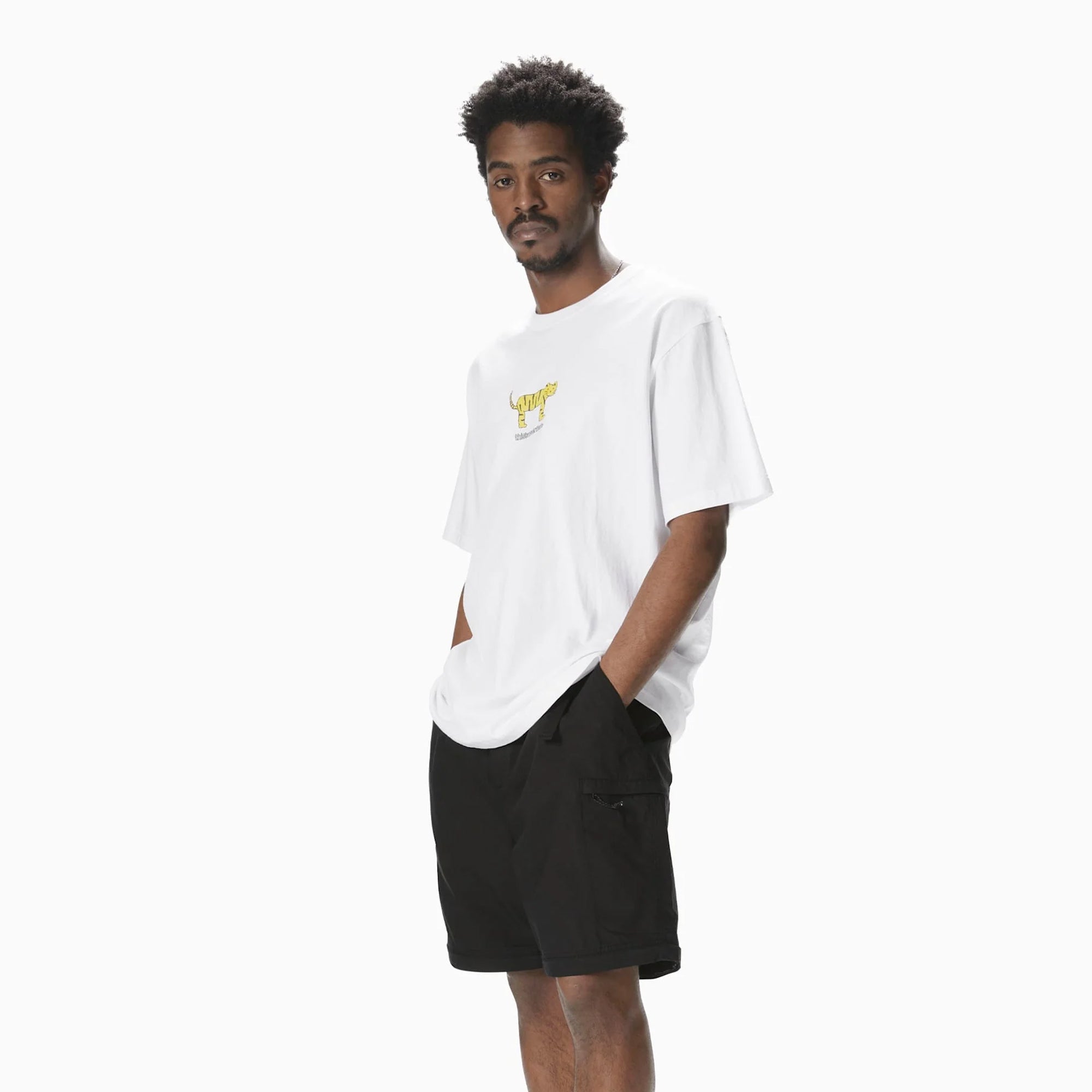 thisisneverthat Yellow Cat Tee White