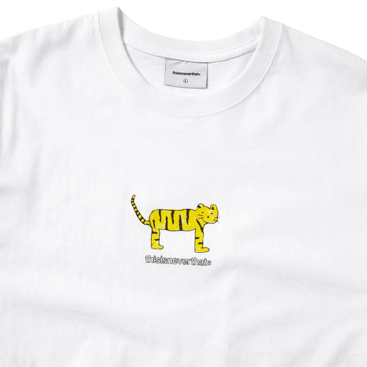 thisisneverthat Yellow Cat Tee White