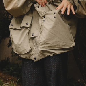 Yoke Multi Pockets Utility Blouson Khaki